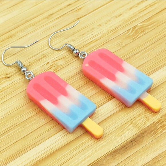 NEW 4 Ice Cream Popsicle Fashion Earrings - Picture 3 of 8